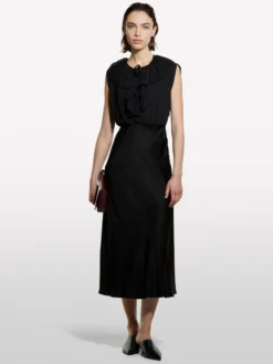 Abito longuette nero