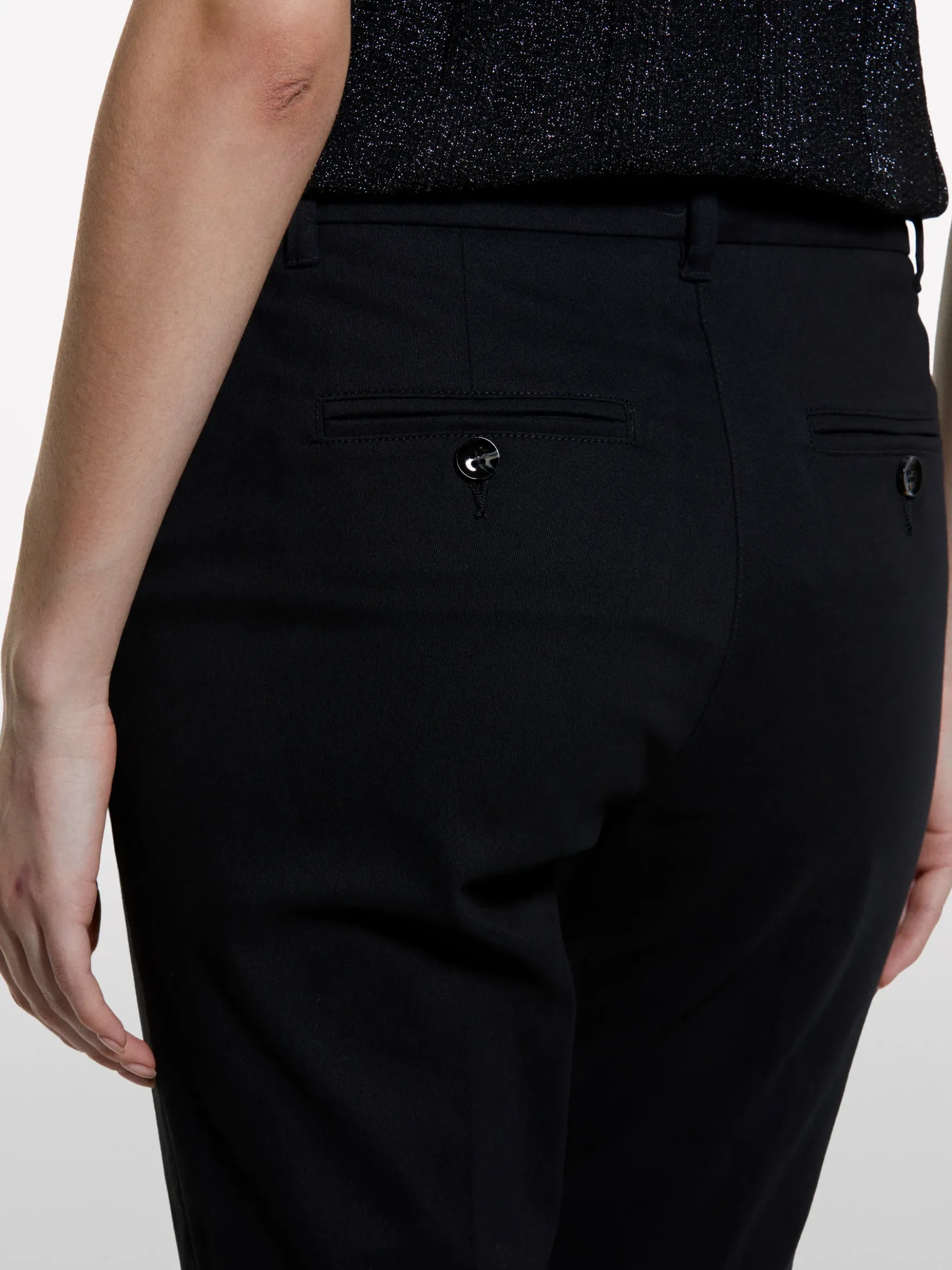 Black slim fit chinos