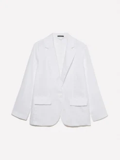 Blazer bianco 100% lino