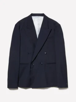 Blazer doppiopetto blu scuro