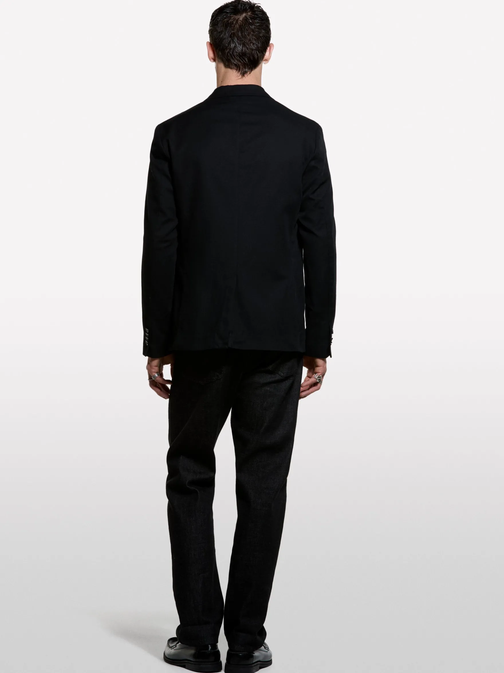 Blazer sartoriale nero slim comfort fit