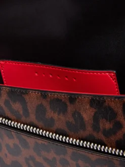 Borsa asimmetrica animalier