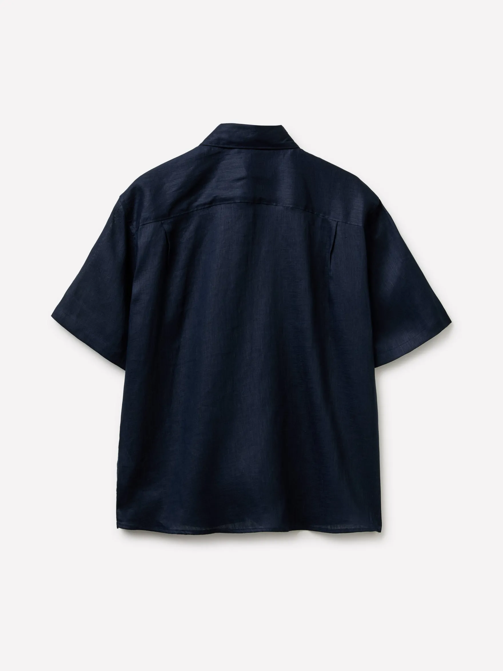 Camicia a manica corta 100% lino