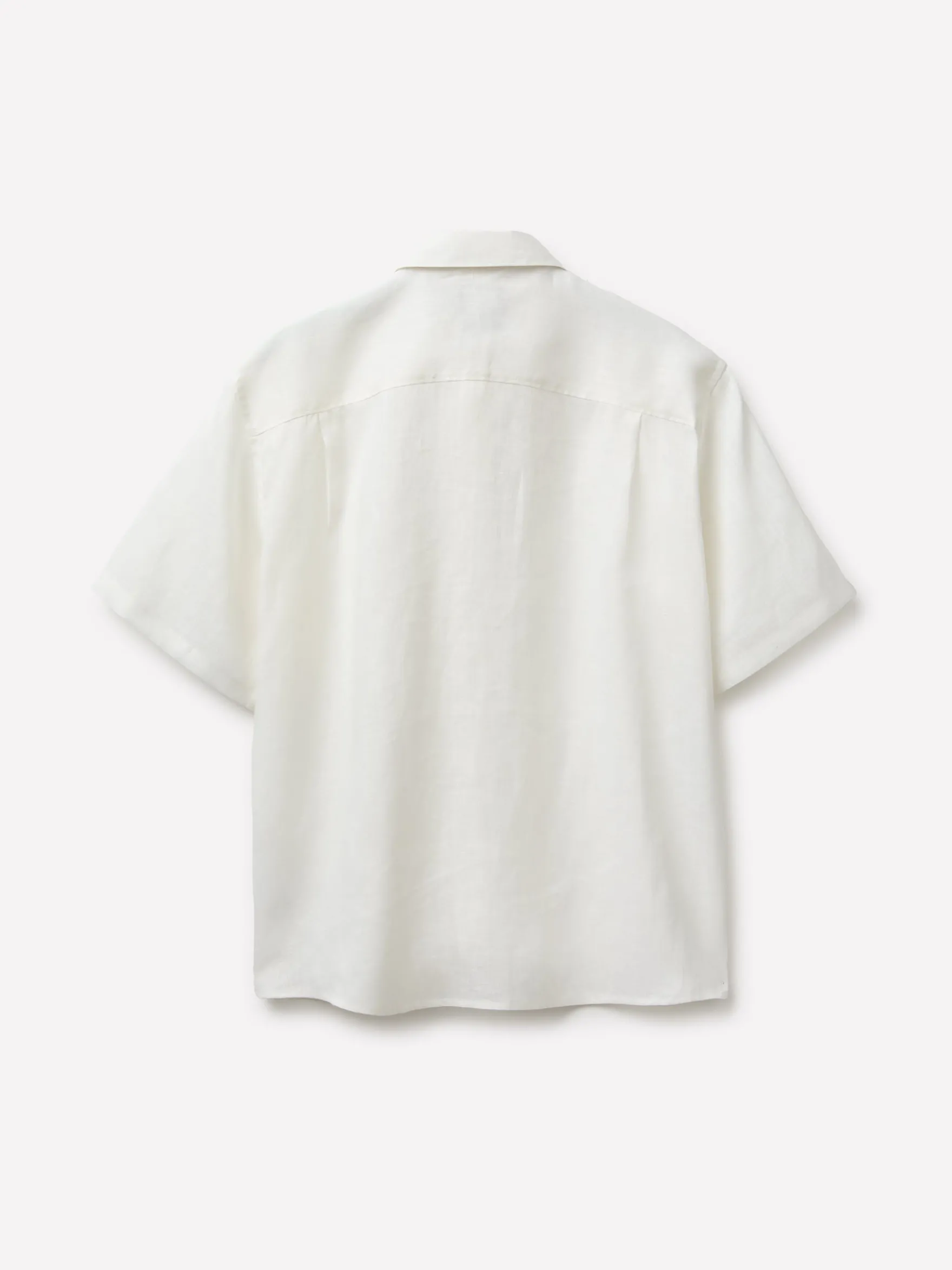 Camicia a manica corta 100% lino