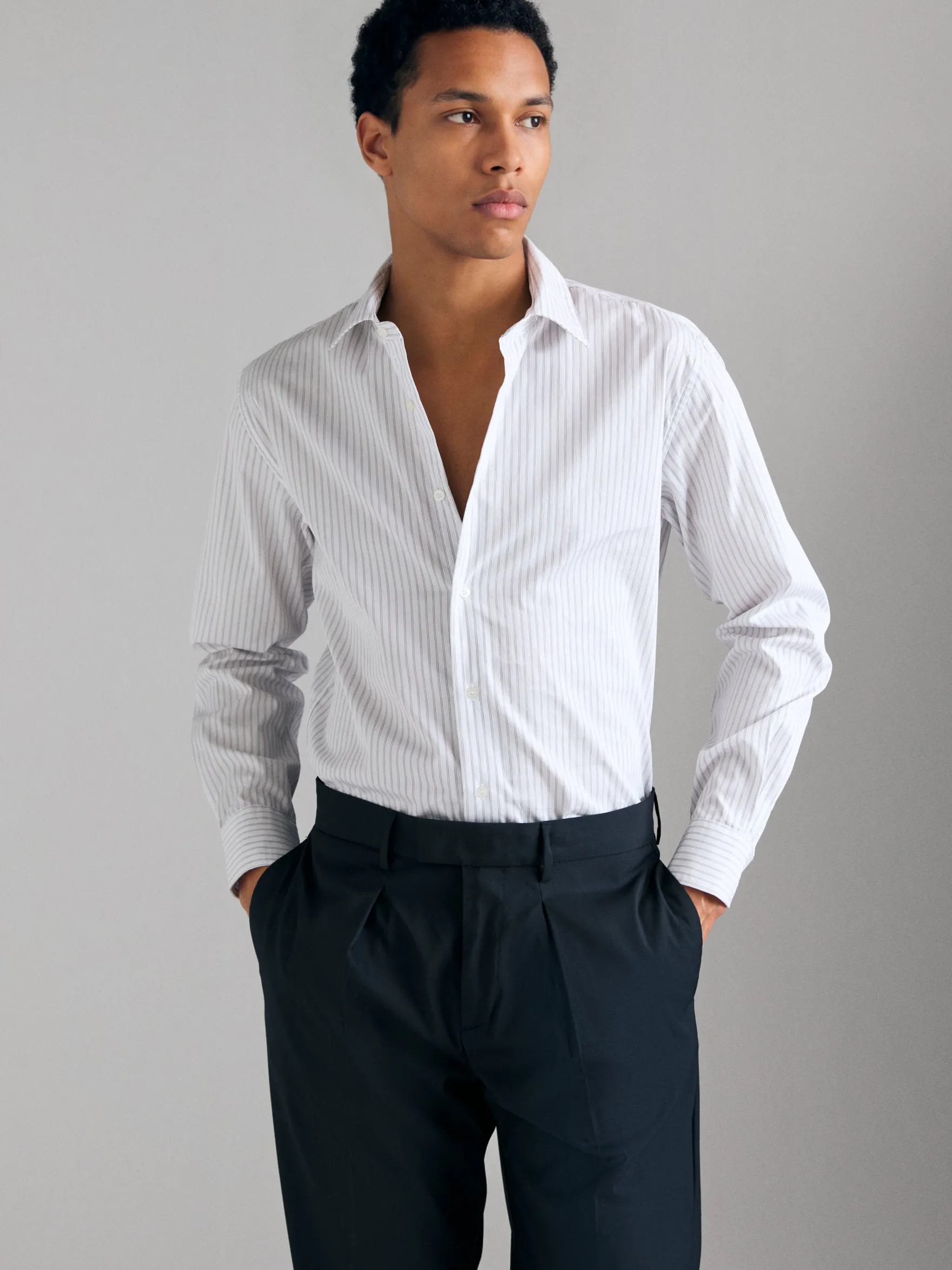 Camicia a righe