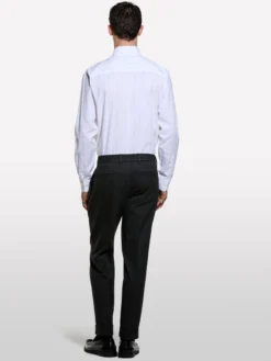 Camicia bianca micro fantasia