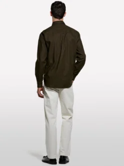 Camicia di flanella scura