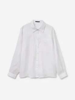 Camicia regular fit in puro lino