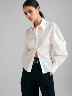 Camicia slim fit con pinces