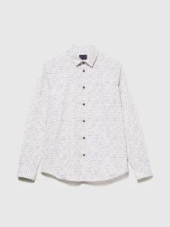 Camicia slim fit stampata