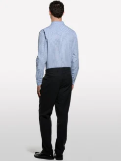 Camicia tinto filo blu