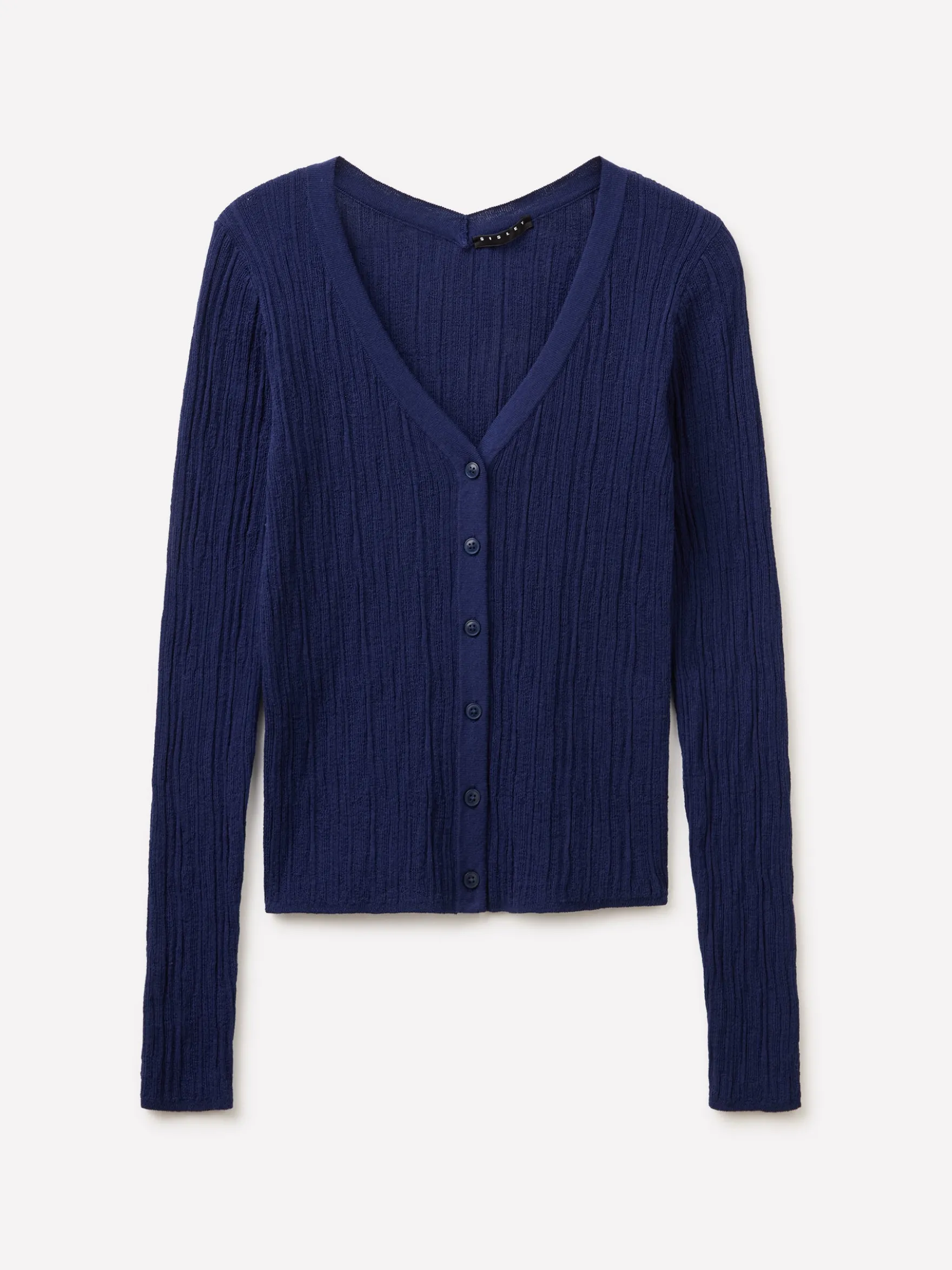 Cardigan a costine