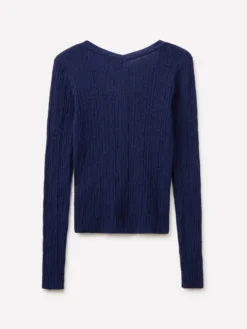 Cardigan a costine