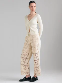 Cardigan a costine