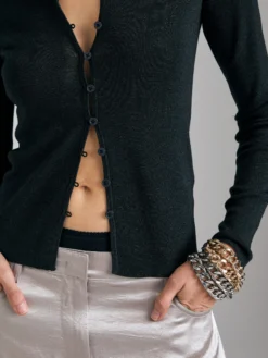 Cardigan con colletto