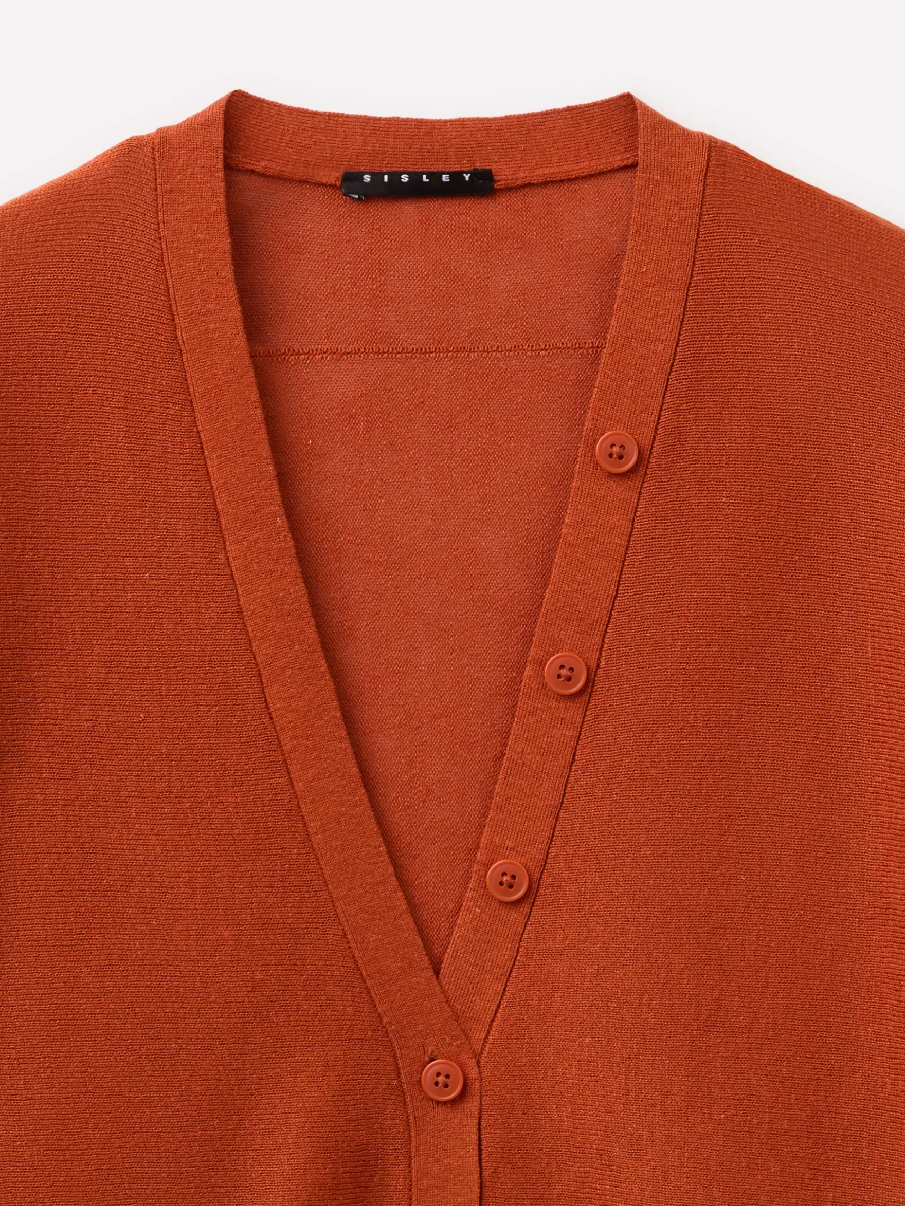Cardigan in misto lino