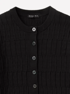 Cardigan texturizzato