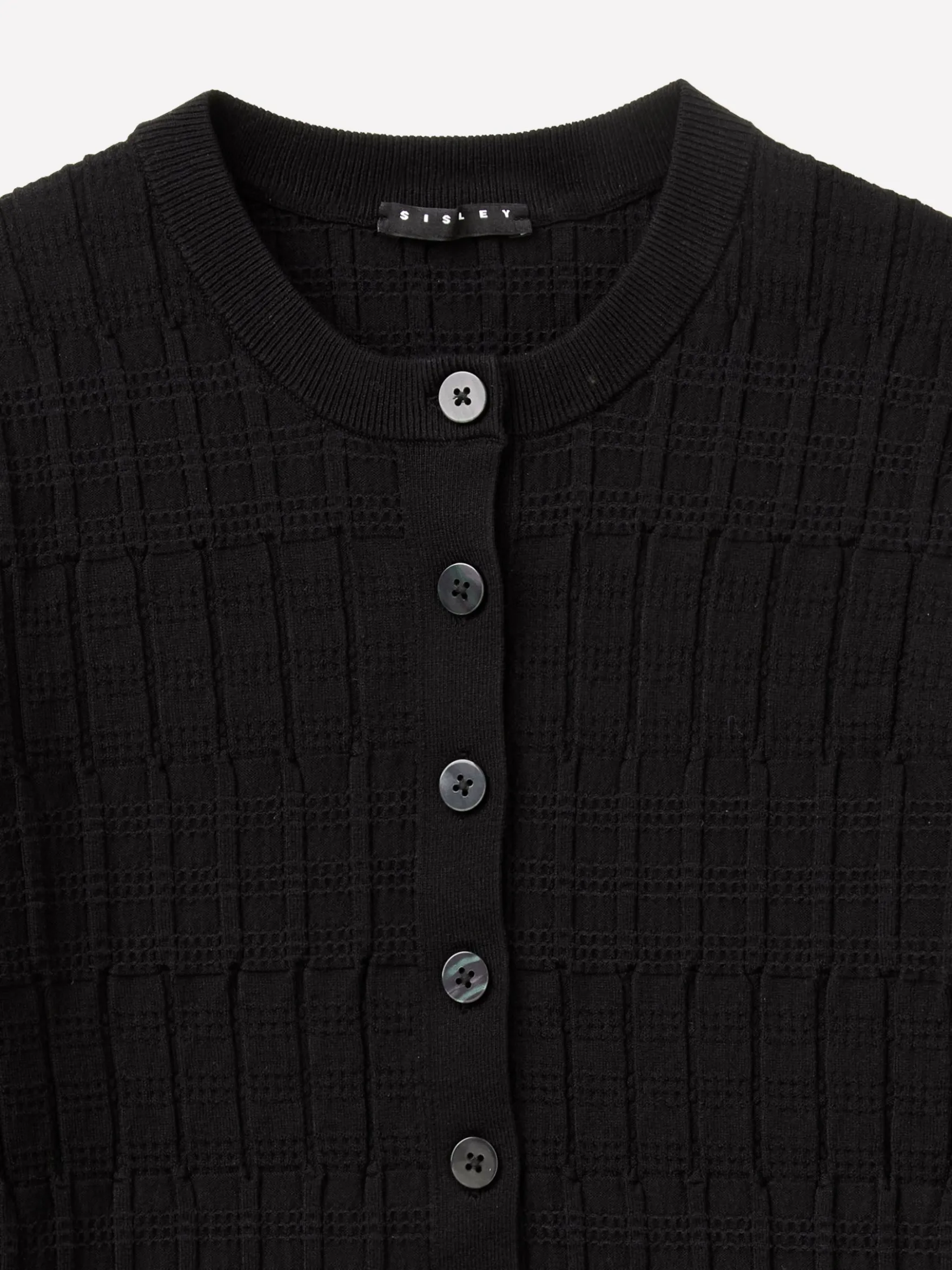 Cardigan texturizzato