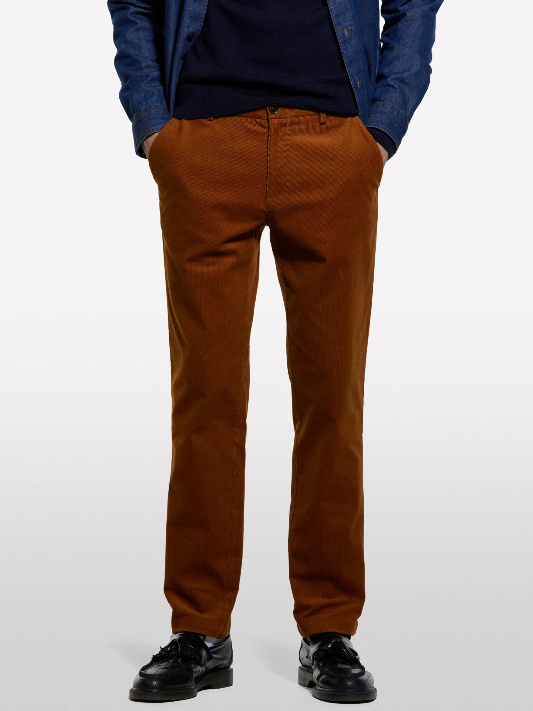 Chino in velluto a costine