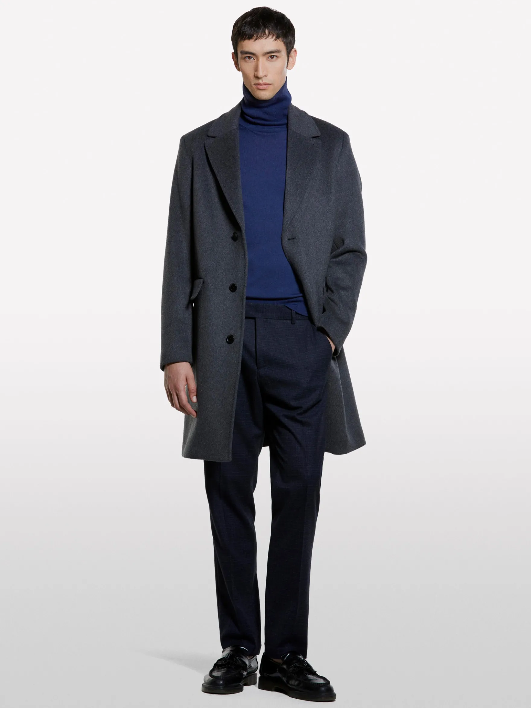 Chino slim comfort fit blu scuro