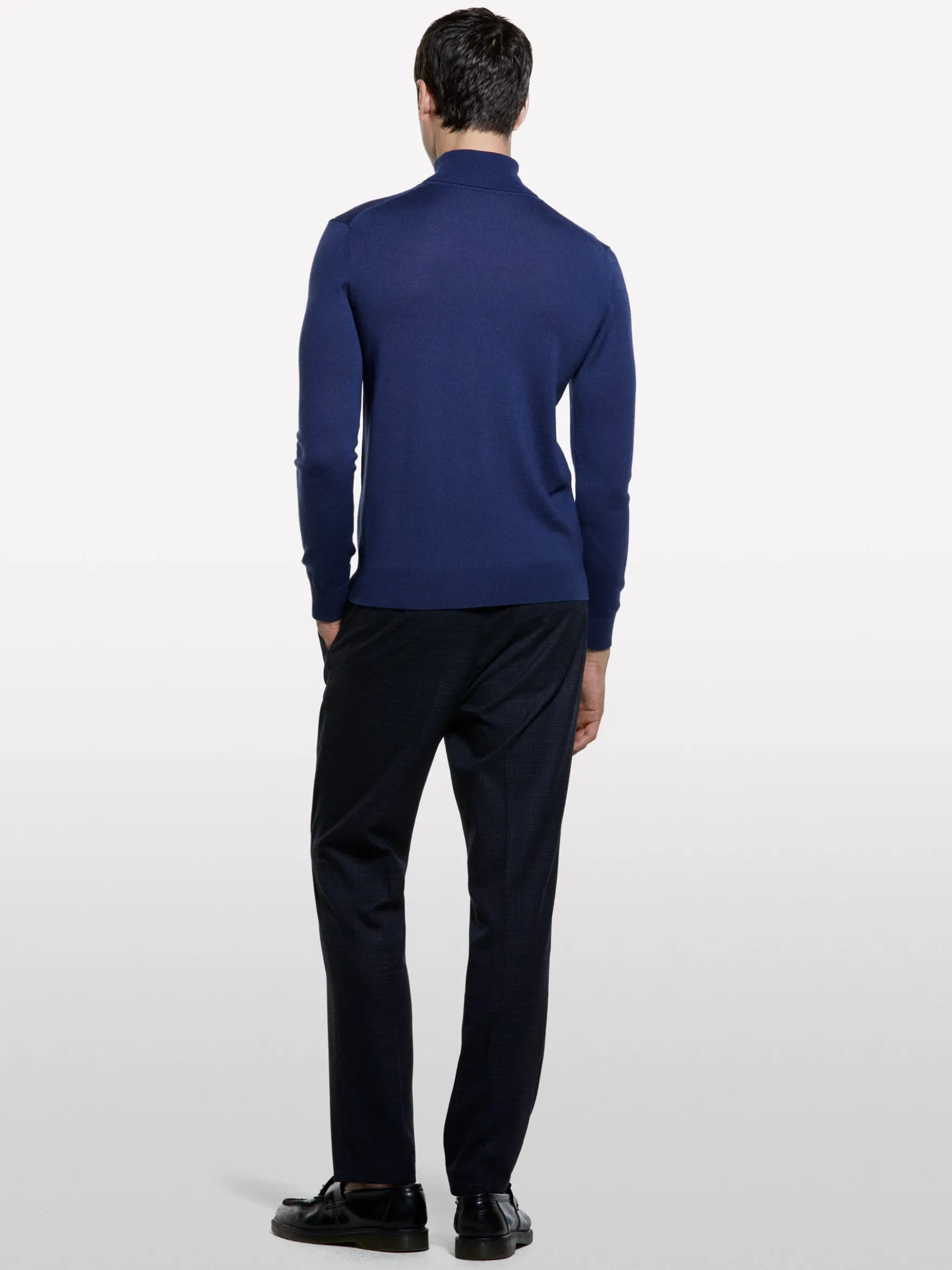 Chino slim comfort fit blu scuro