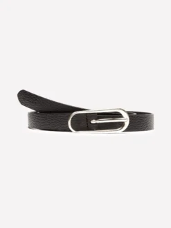 Cintura sottile in pelle