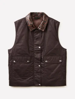 Gilet con colletto animalier