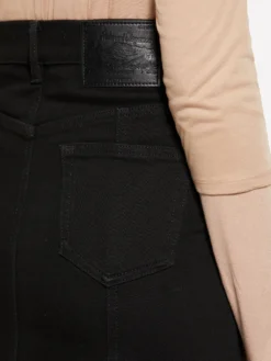 Gonna di jeans svasata nera