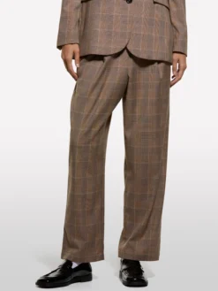 Joggers relaxed fit tartan