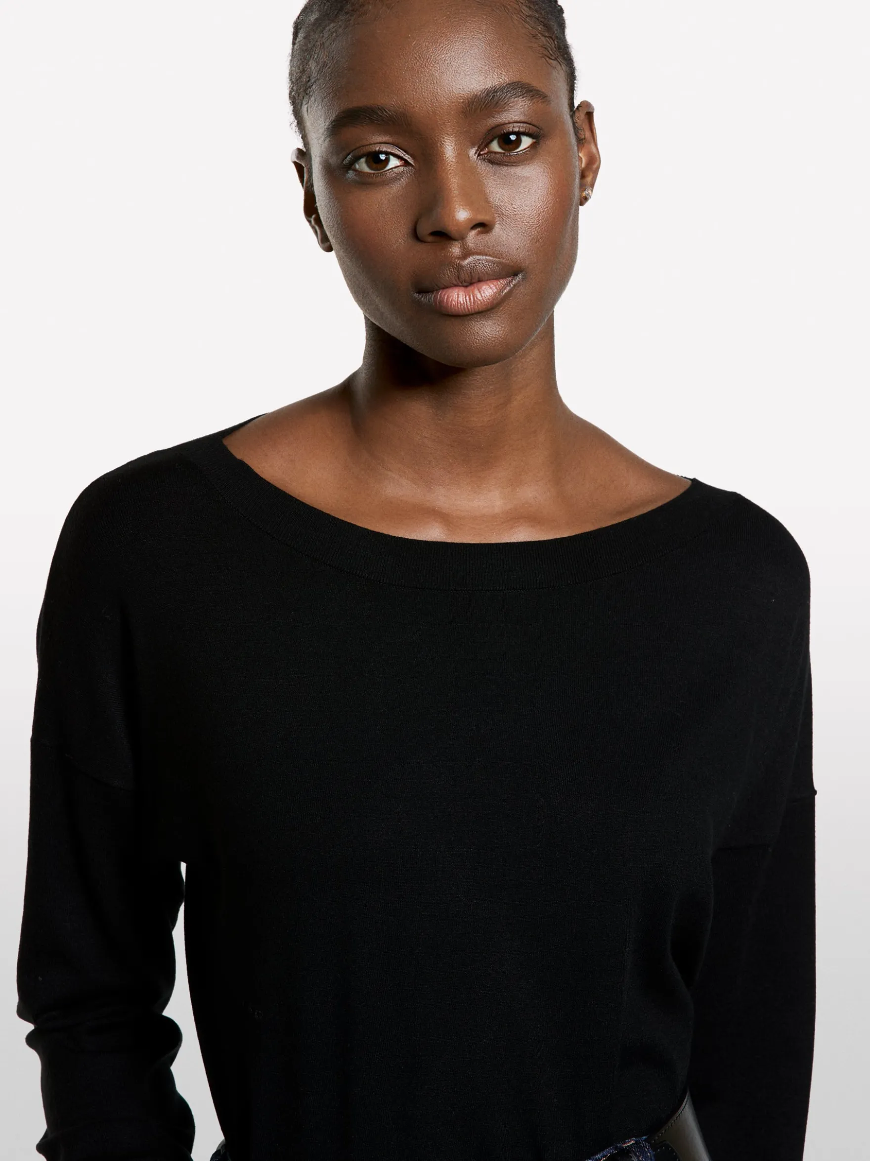 Maglia over fit nera