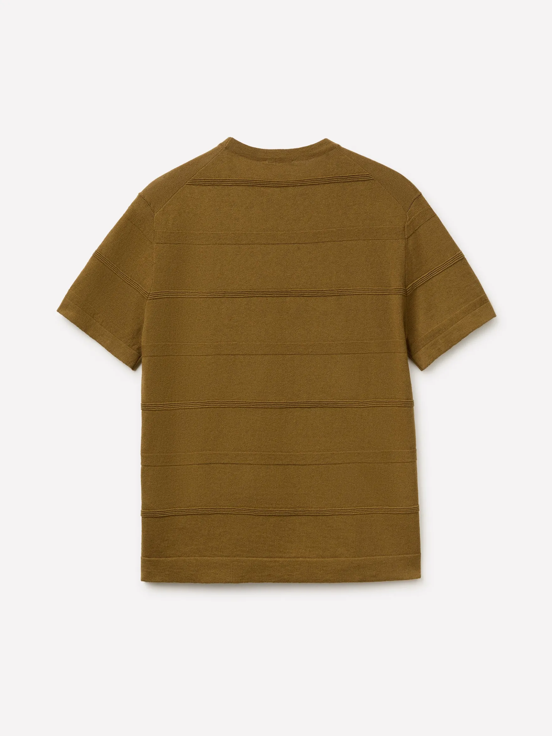 Maglia rigata in misto lino