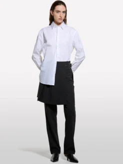 Pantaloni aderenti con gonna