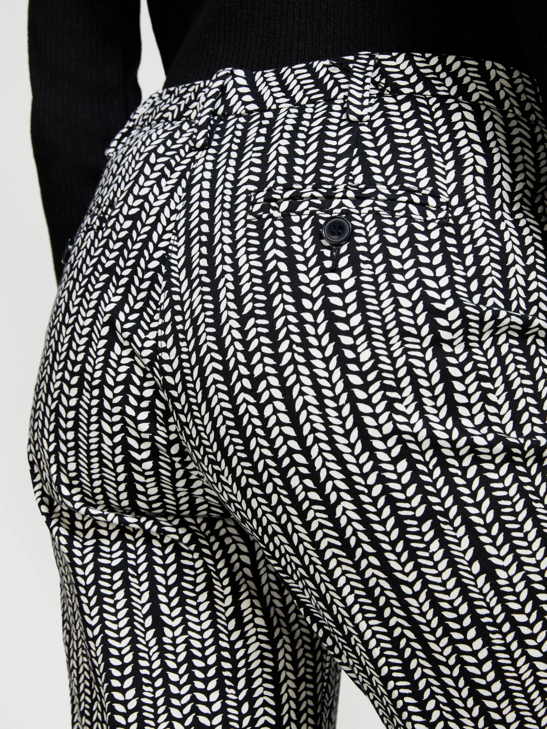 Pantaloni a sigaretta stampati
