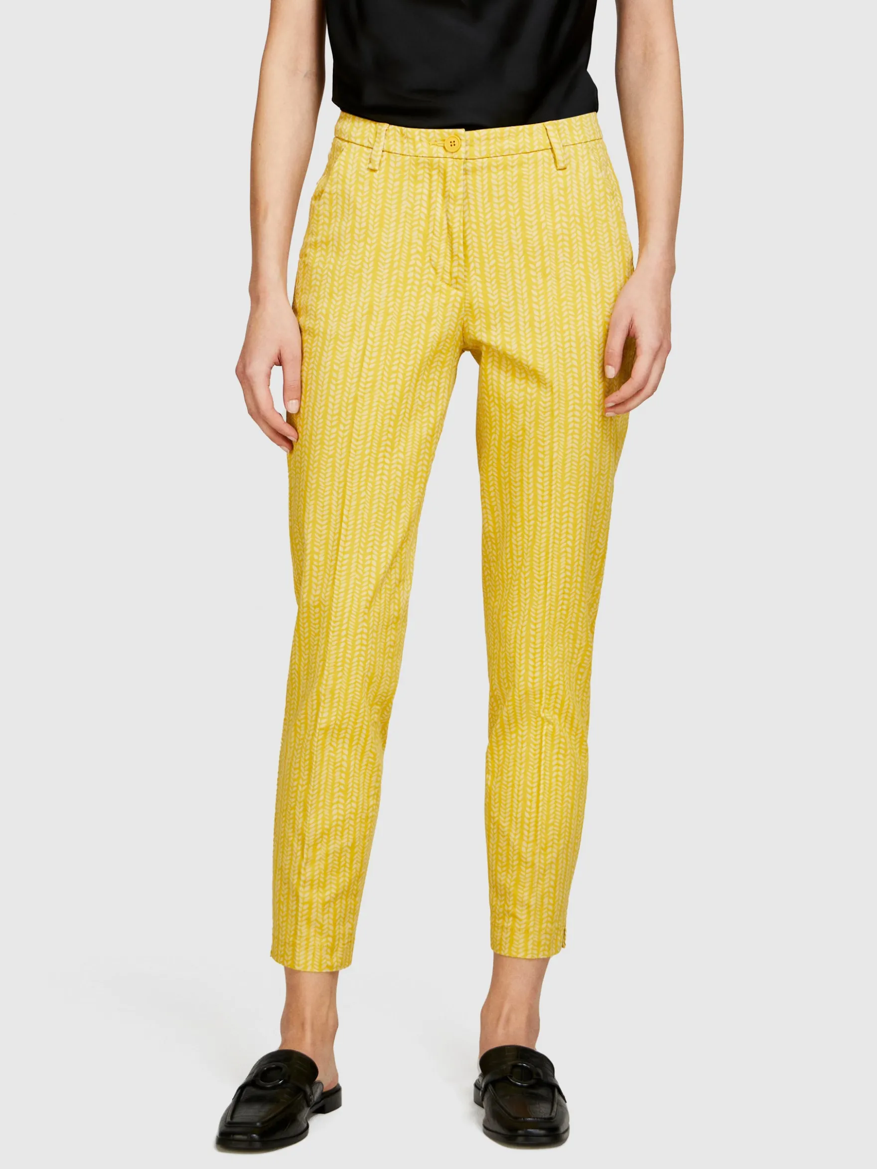 Pantaloni a sigaretta stampati