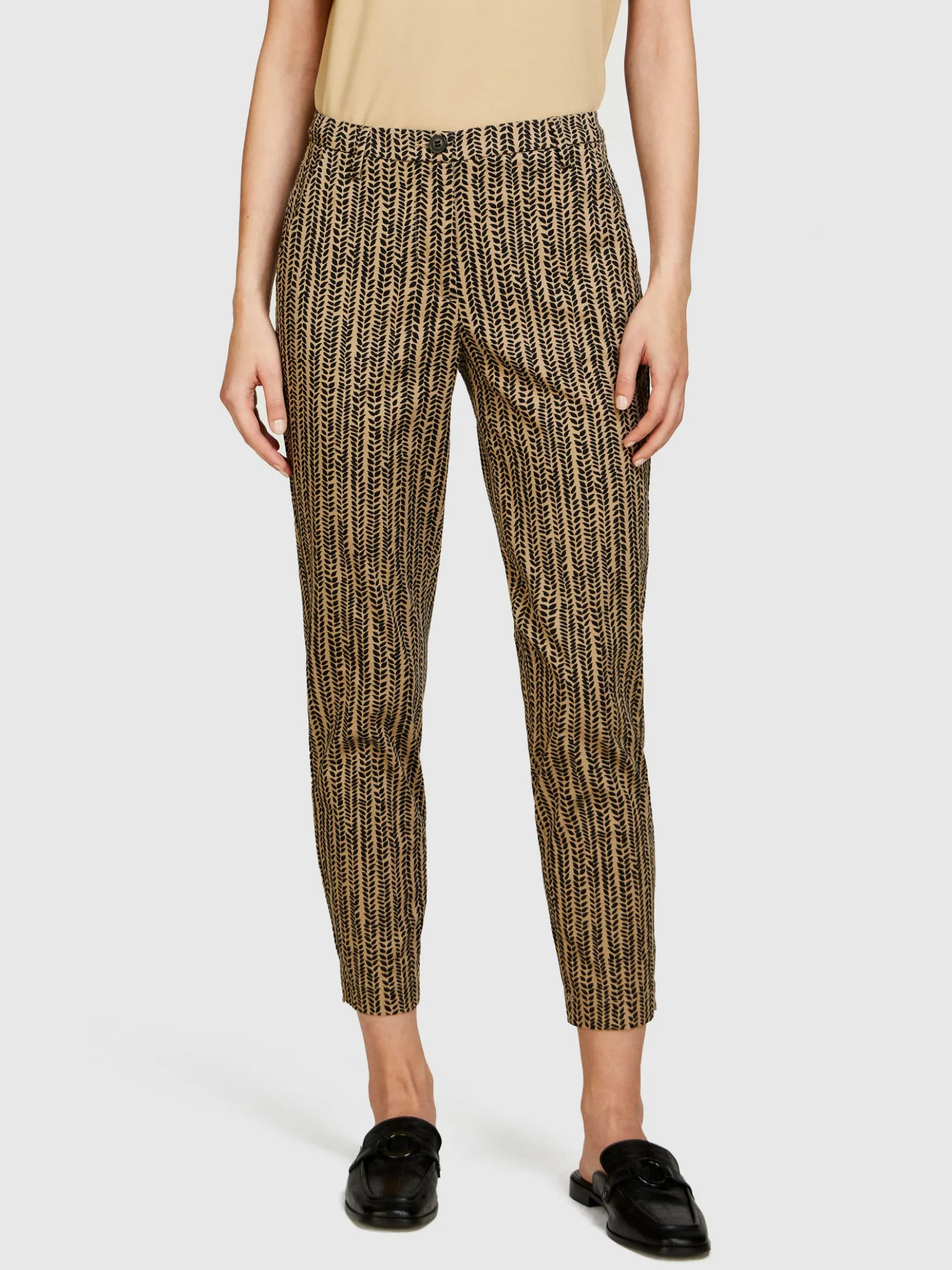 Pantaloni a sigaretta stampati