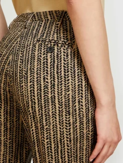 Pantaloni a sigaretta stampati