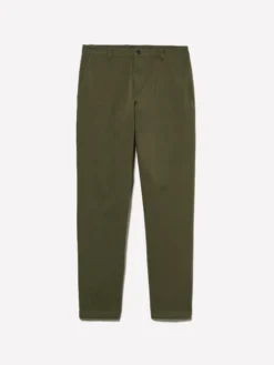 Pantaloni chino slim fit verde militare