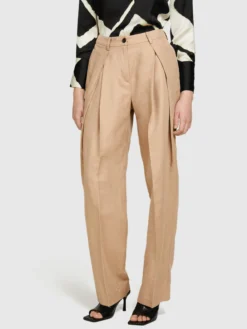 Pantaloni con pieghe