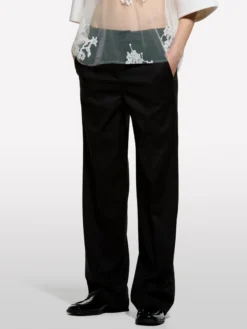 Pantaloni dritti neri