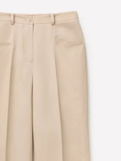 Pantaloni eleganti effetto lucido