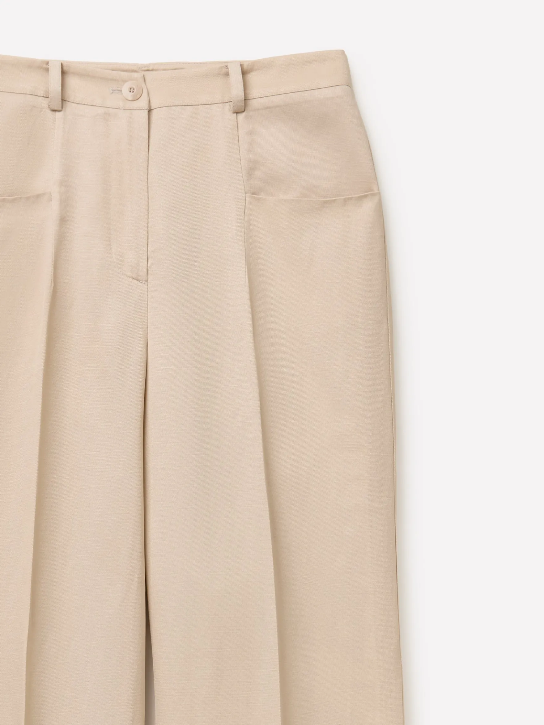 Pantaloni eleganti effetto lucido