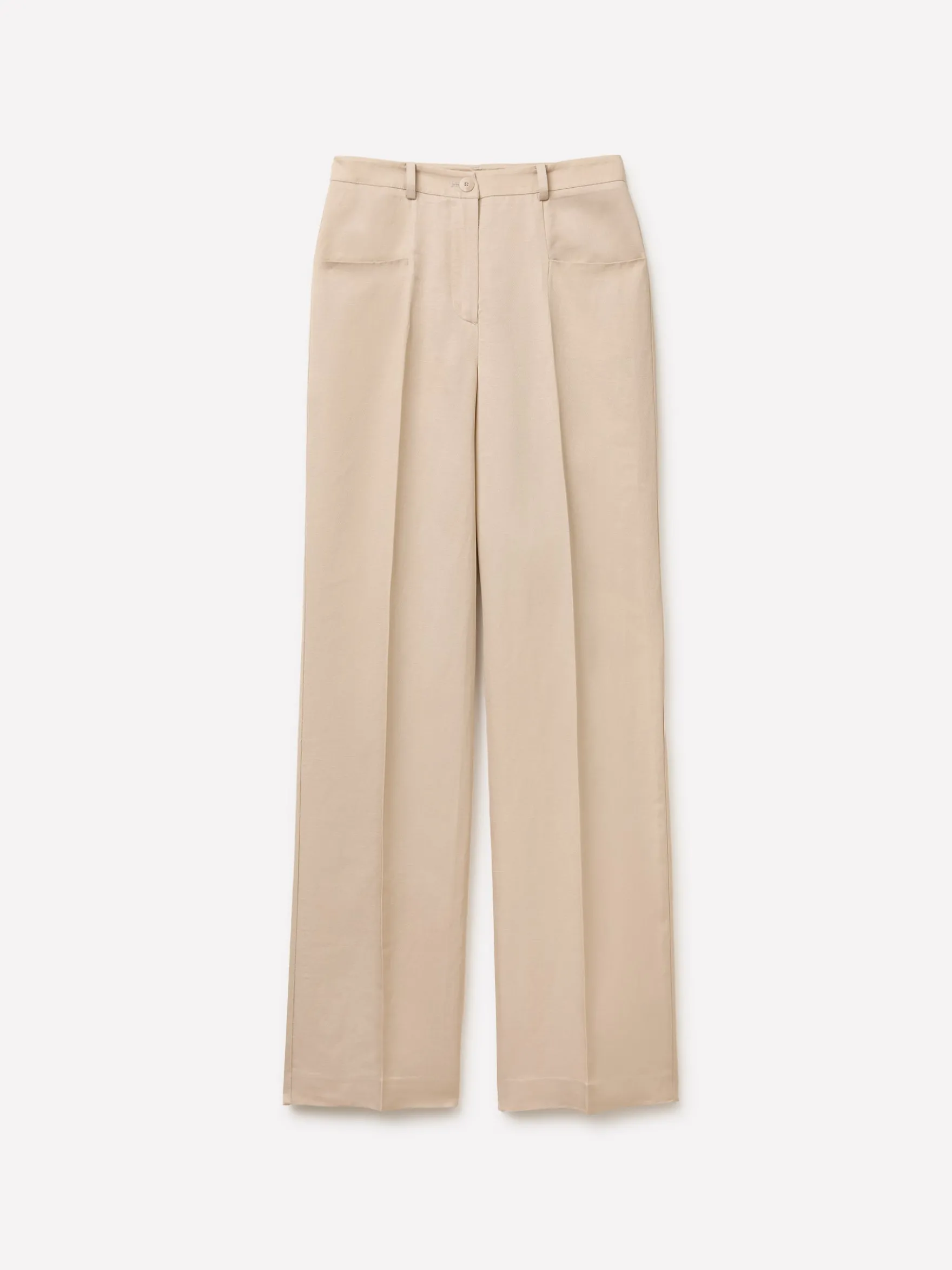Pantaloni eleganti effetto lucido