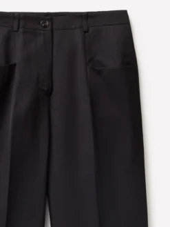 Pantaloni eleganti effetto lucido