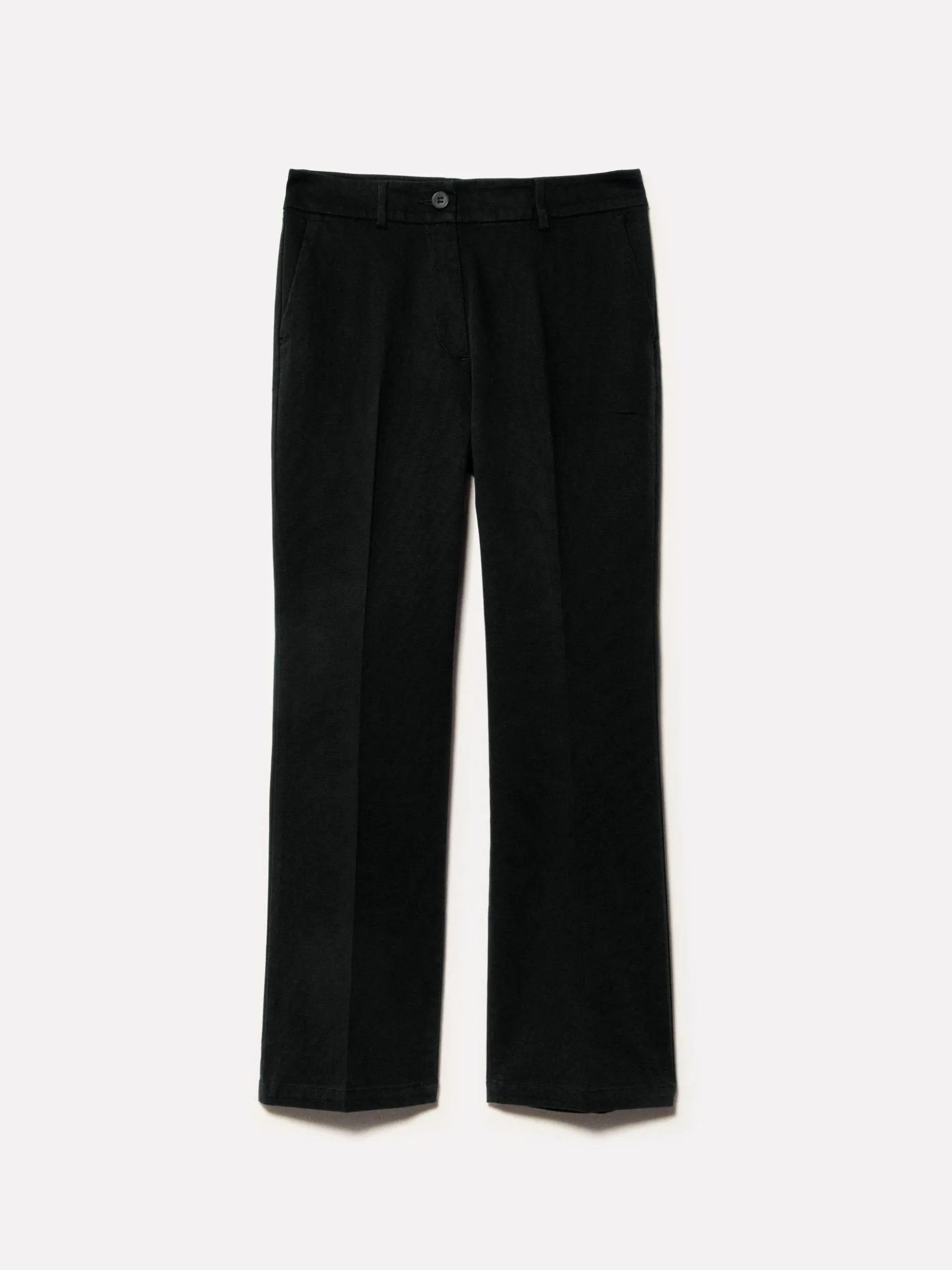 Pantaloni flare fit neri