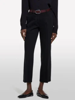 Pantaloni flare fit neri