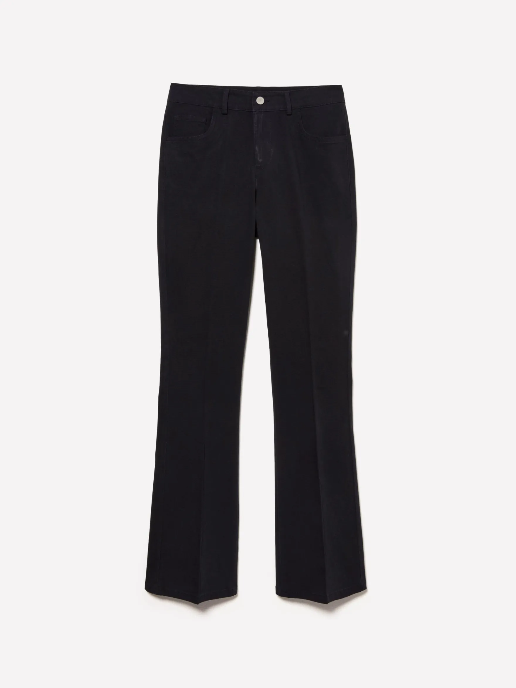 Pantaloni flare fit neri