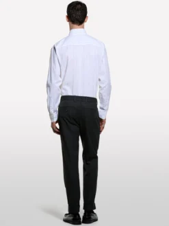 Pantaloni formali con risvolto