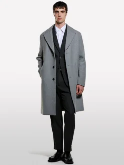 Pantaloni formali con risvolto