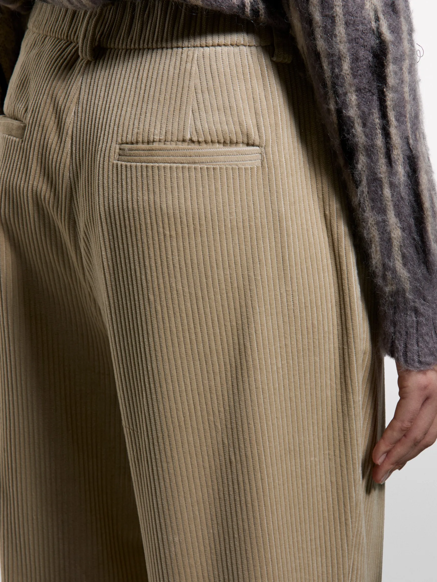 Pantaloni in velluto a costine