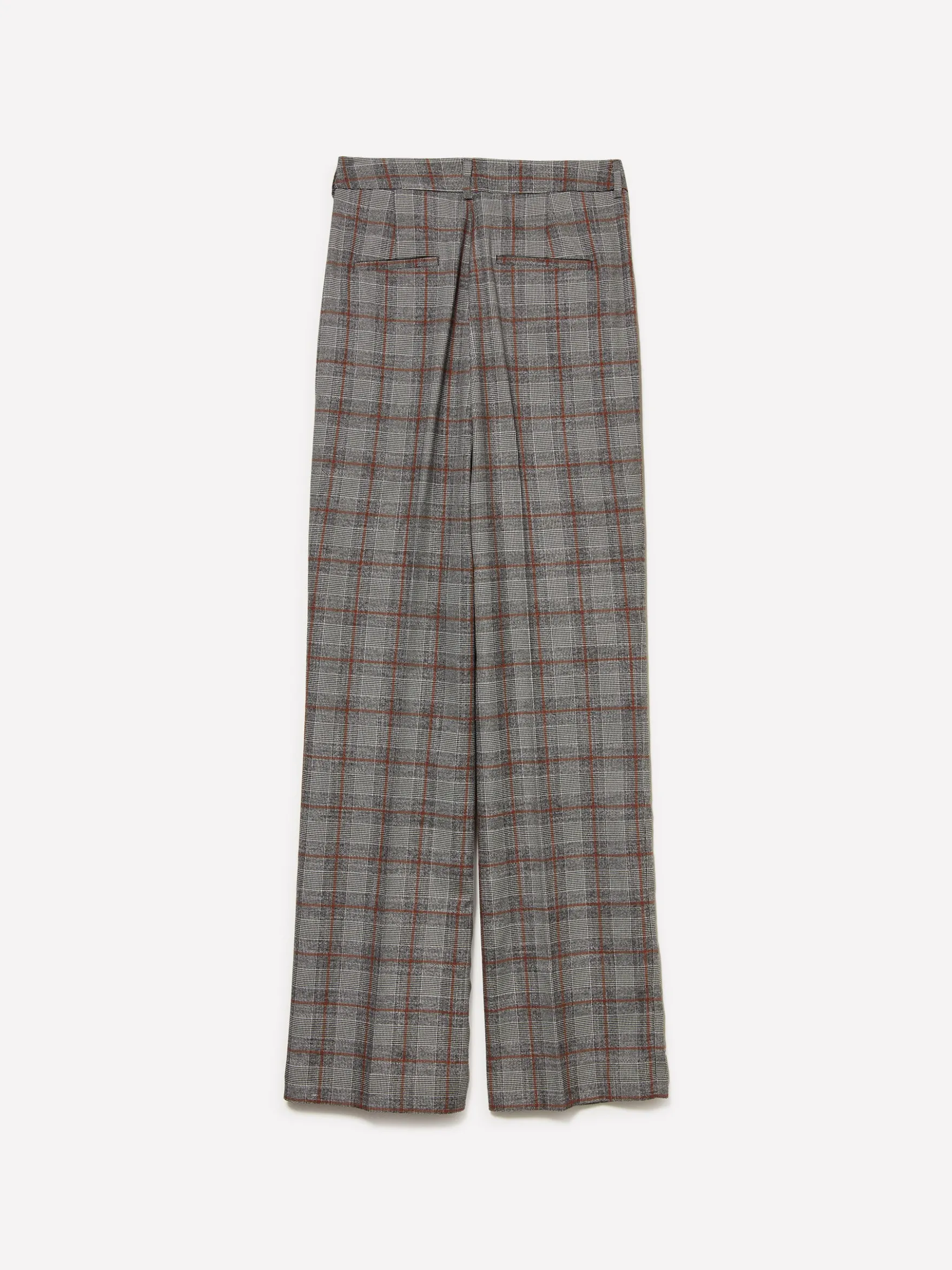 Pantaloni regular fit a quadri